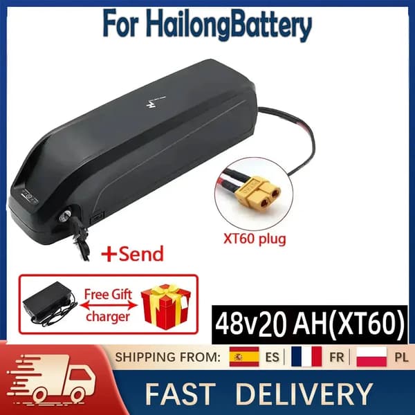 Batteri, Lithium-Ion, 40Ah Kapacitet,48v-XT60-20AH