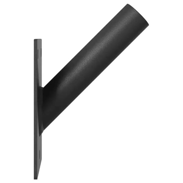 Flagstangholder, Stål Konstruktion, Vejrbestandig,Sort