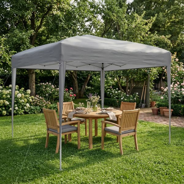 Paviljong, Pop-up Design, UV-skydd,Ljusgrå