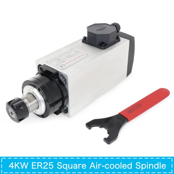 Spindelmotor, 4 kW effekt, luftkyld design,4KW spindel