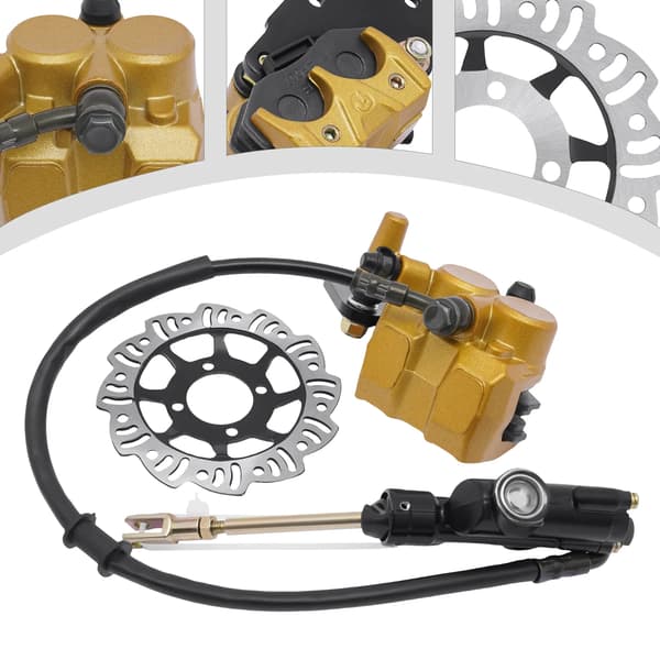 Bageste hydrauliske bremsekit, effektiv ydeevne, holdbart design,Gul