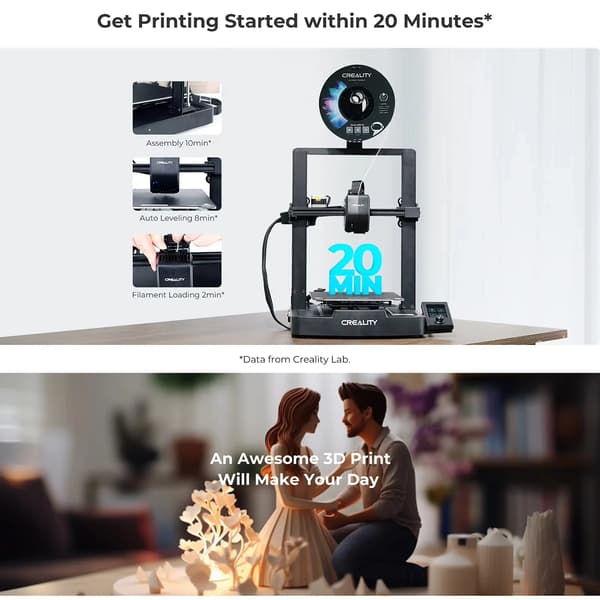 3D-printer, automatisk nivellering, dual Z-akse stabilitet,Ender-3 V3 SE