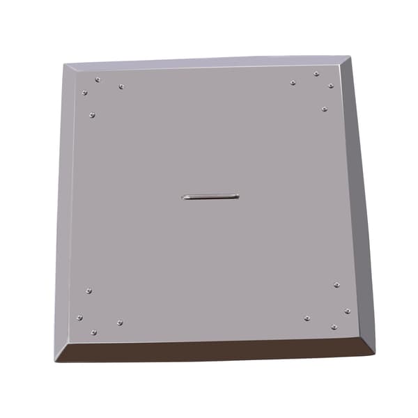 Eldstad Värmeskydd, Hållbar Design, Säker och Stabil,Silver