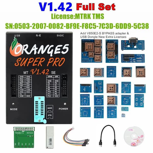 Programmeringsenhet, Förbättrad Makrospråk, USB Kommunikation,V1.42 Full Set