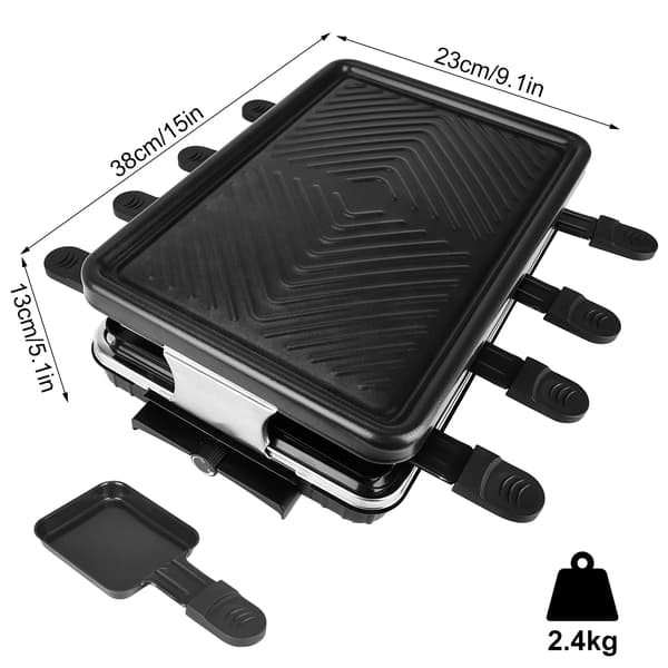 Bordsg grill, Non-stick yta, Temperaturkontroll,EU PLUG 220V