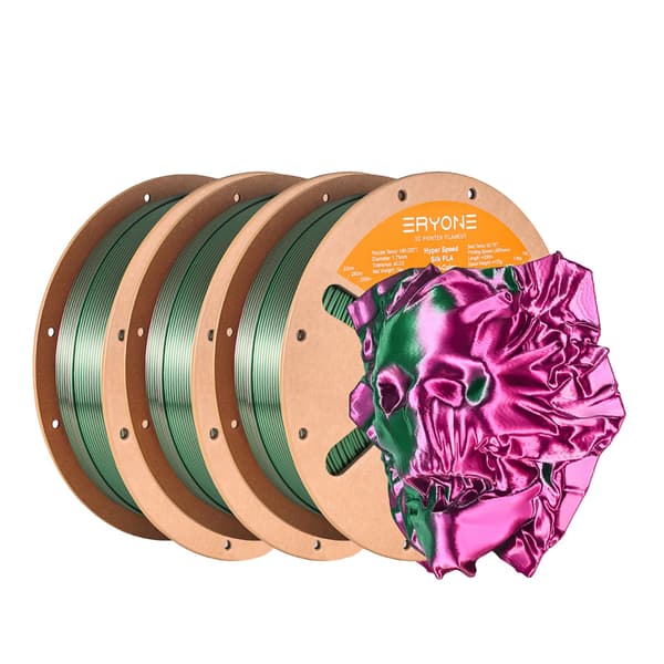 3D-printer filament, PLA-materiale, høj kvalitet finish,Rød Gre-3kg