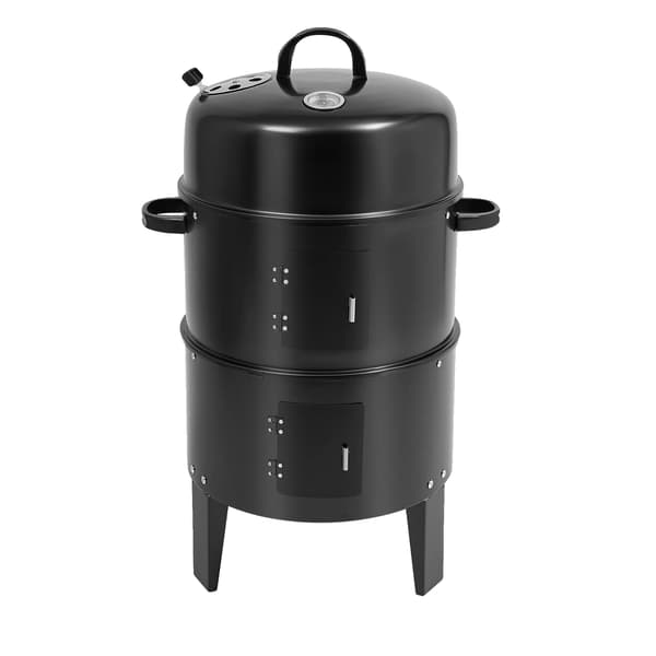 Grill, 3-i-1 Funktionalitet, Bærbart Design,sort