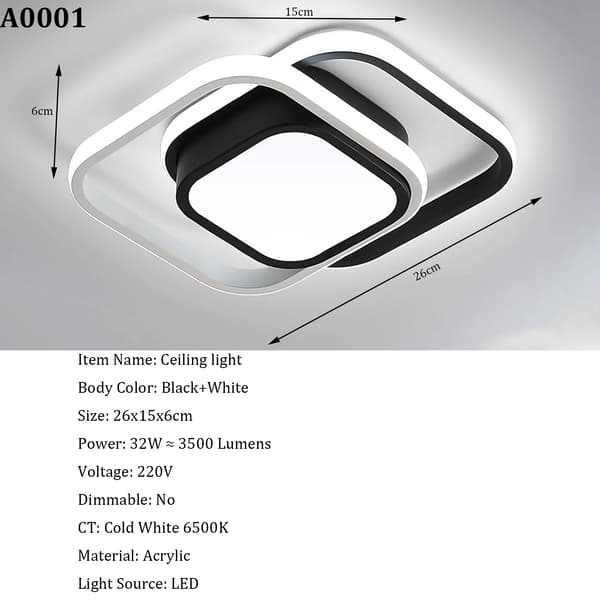 Loftlampe, Moderne Design, 32W Energi Effektiv,A0001