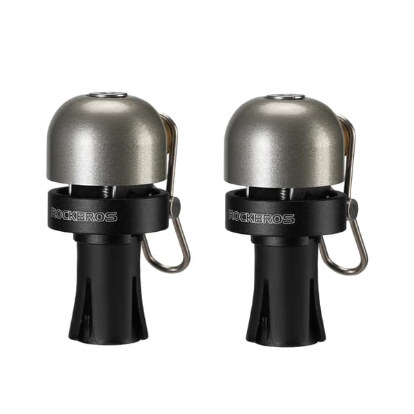 Cykelklocka, 80dB Utgång, Kompakt Design,Titanium kombination