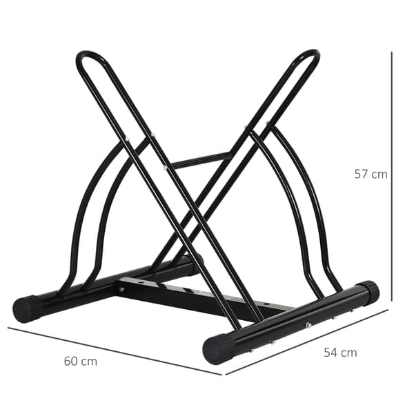 Cykelparkering, Enkel Montering, Hållbart Stöd, Svart