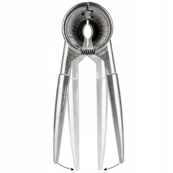Nötknäckare, Hållbart Metall, Ergonomisk Design,Silver