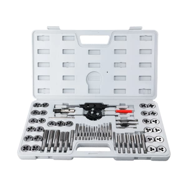 Tap & Die Sæt, Holdbart Stål, Præcisionsydelse,60Pcs Sæt