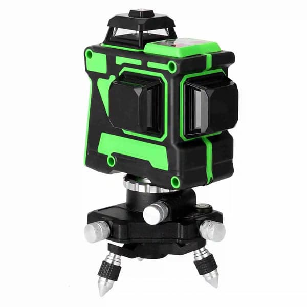 Laser Niveau, 3D Selv-niveauerende, Justerbar Legering Stativ,sort