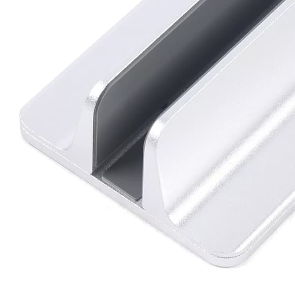 Bærbar Computerstand, Justerbart Design, Pladsbesparende Funktioner,Sølv