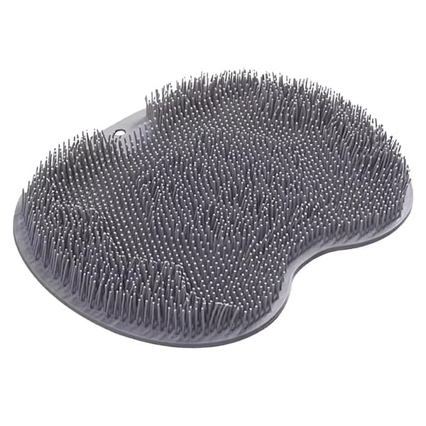 Badbørste, Silikone Materiale, Ergonomisk Design,Grå