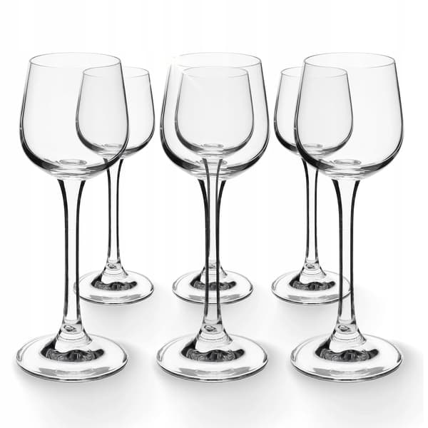 Kalksæt, 60 ml kapacitet, 6 stykker, holdbart design, elegant form, alsidig brug