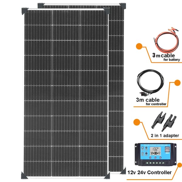 Solpanelmodul, hög effektivitet, kompakt design,240W solkit