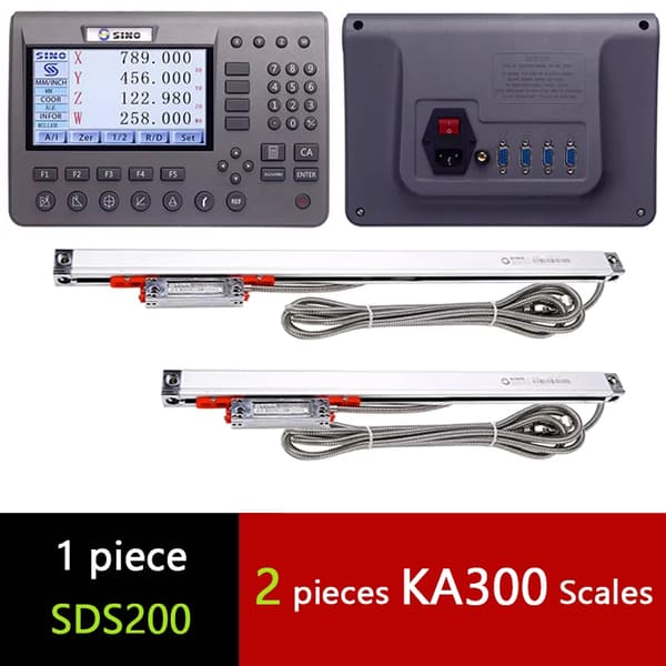 Digital avläsningsdisplaykit, stor LCD, hög precision,DRO-2PCS KA300