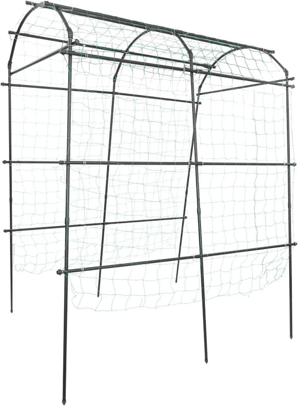 Klattramar, Stålbåge Design, Hållbart Nylon Nät,svart