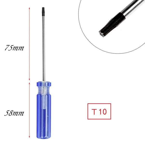 Torx Skruetrækker, Mini Størrelse, Multifunktionel,T10