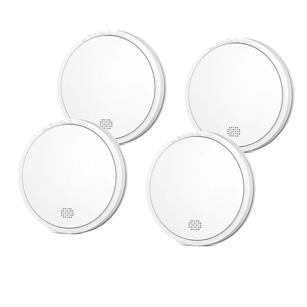 Røgalarm, 10-års batterilevetid, EN 14604 certificeret,4 PCS