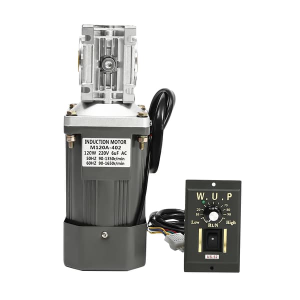 Ormgear Motor, Hastighedscontroller, Industriel Kvalitet,GRÅ