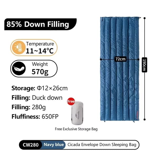 Sovepose, Ultralight, Andedunfyld,CW280 Marine And