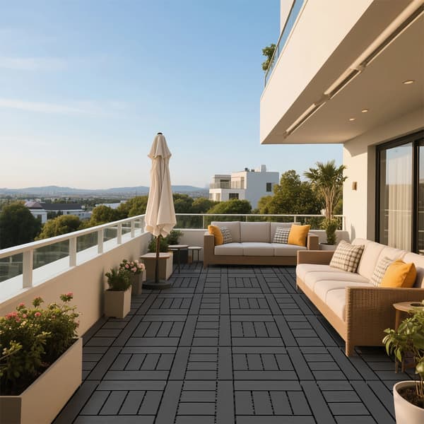 Sammenkoblede modulære terrassefliser, miljøvenligt materiale, hurtig installation,A