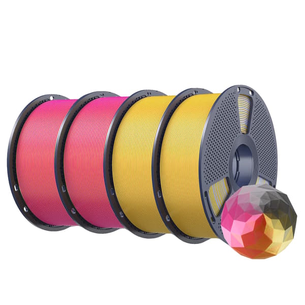 3D-printer filament, silkemateriale, lav krympning,BLANDING 1
