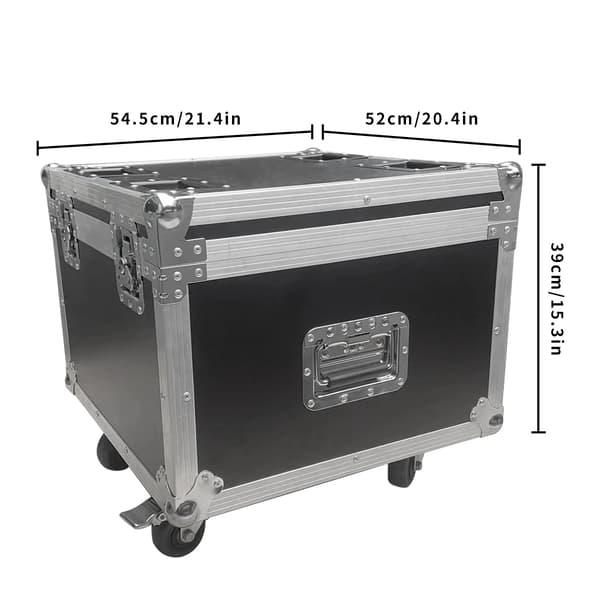 Flight Case til 100W Beam Moving Head Lygter, Holdbar Beskyttelse, Nem Transport,Sort