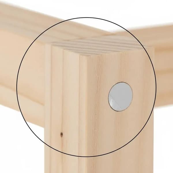 Handdukshållare, Massivt Trä, Modern Design,Brun