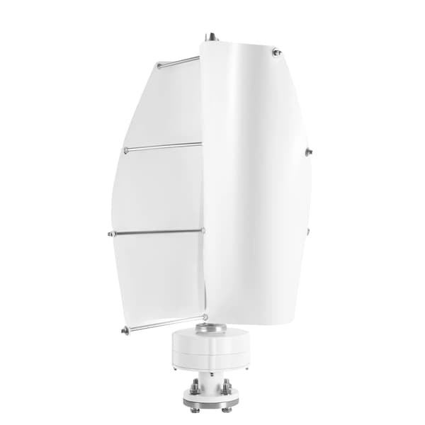 Vindkraftverk, 100W Effekt, Off-Grid System Kompatibel,Vit