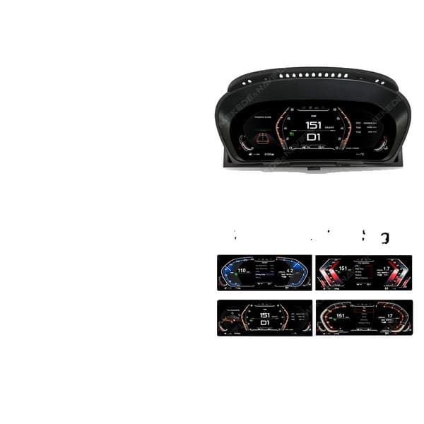 LCD Digital Dashboard, HD Skærm, Plug and Play Installation,X5 E70 CCC CIC