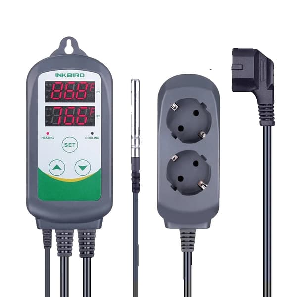 Temperaturregulator, Digital Skærm, Alsidige Anvendelser,EU-stik