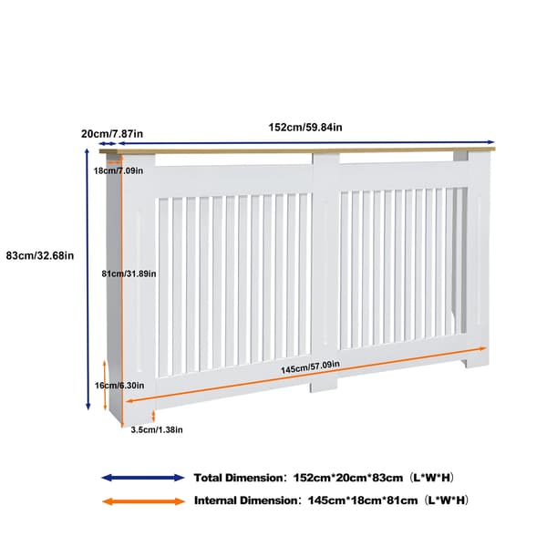 Radiatoröverdrag, Modern Minimalistisk Design, Mångsidig Kompatibilitet,L