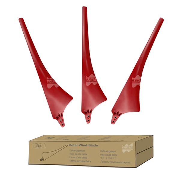 Vindmøllevinger, Aerodynamisk Design, Holdbare Materialer,3 Delta Rød