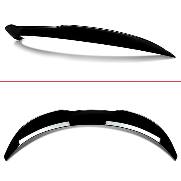 Spoiler, ABS Plast, Nem Installation,Glans Sort