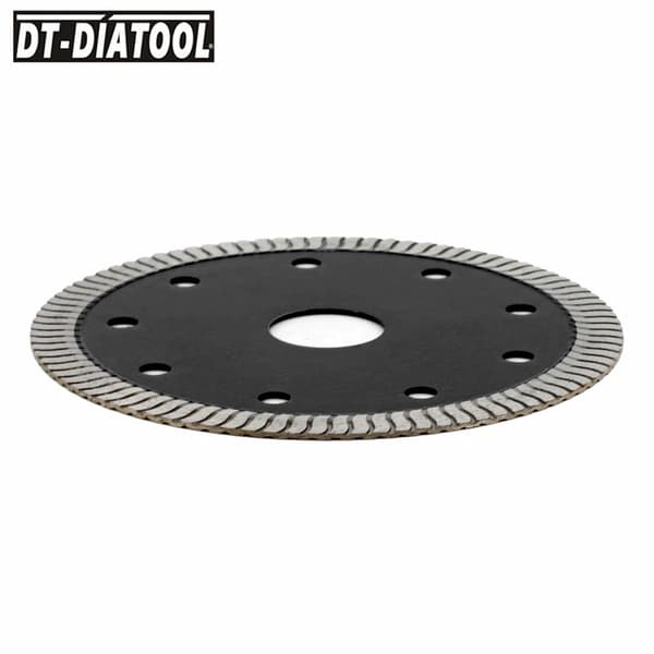 Cirkelsavklinge, Turbo Kantsegmenter, Egnet til våd- og tørskæring,5PCS 125mm