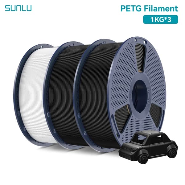 3D Filament, Høj Styrke, Nem Printning,2BK 1WT