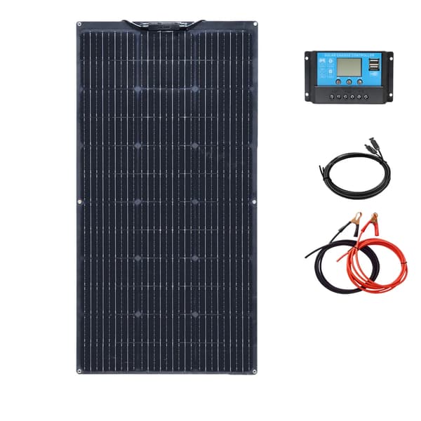 200W Solpanel Kit, Hög Effektivitet Flexibel Design, Perfekt för RVs och Off-Grid Sol System,100W Solpanel Kit