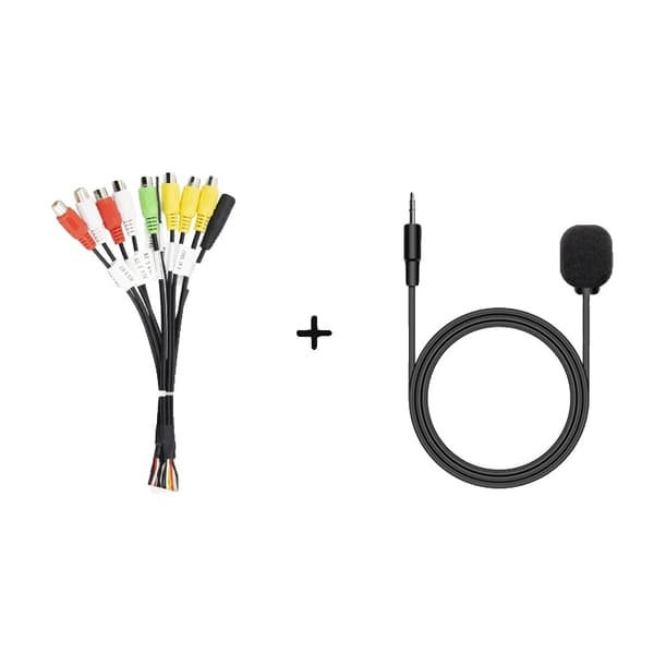 RCA-kabel, USB-digitalmikrofon, Android-kompatibilitet,(Wifi model) RCA MIC