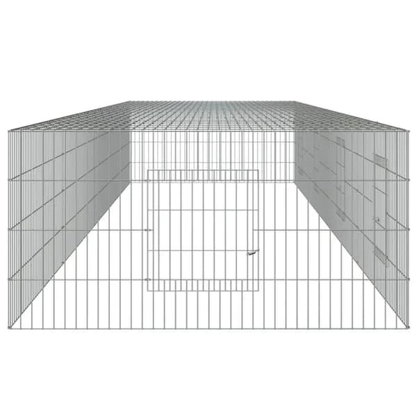 Kaninhus, Galvaniseret Jernkonstruktion, Multi-panel Design,Argent