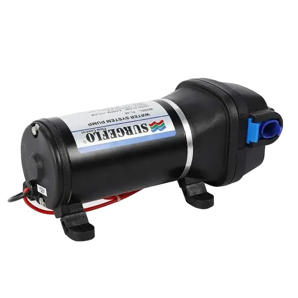 Vattenpump, självprimande, hög flödeshastighet,EU, 12V, svart
