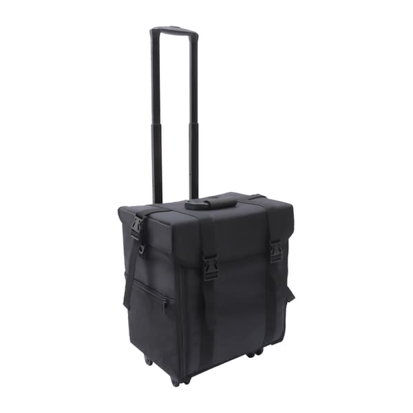 Kosmetiktrolley, Bærbar Design, Rummelig Opbevaring,sort