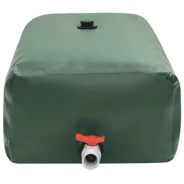 Vandtank, 100L kapacitet, foldbar vandhane,hær grøn