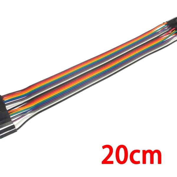 Jumperledning, Dupont-forbindelse,3Stk-1Sæt, 20cm, 20pin