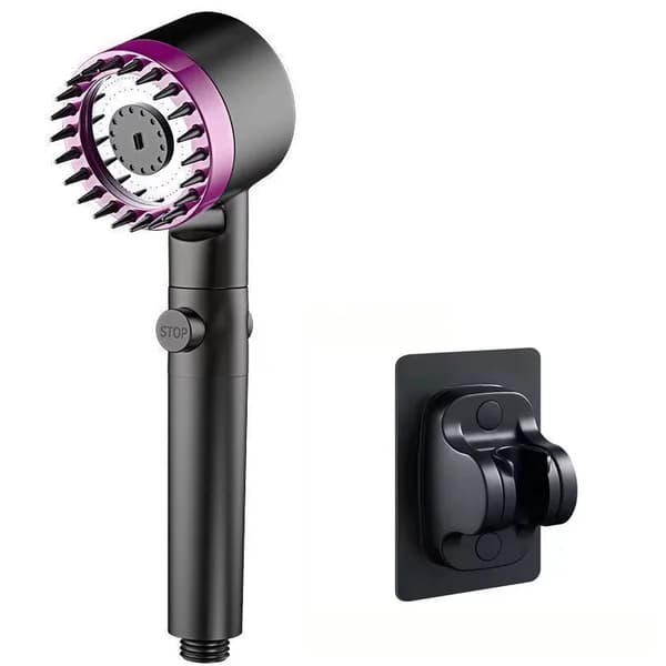 Brusefilter, Multi-Mode Funktionalitet, Massagefunktion,Lilla dragt B