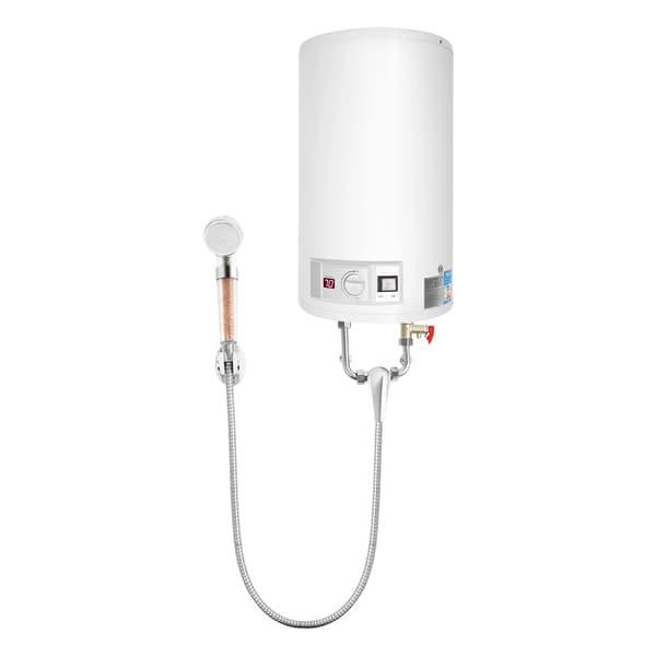 Elektrisk Vattenvärmare, 2000W Effekt, LED-display,Vit