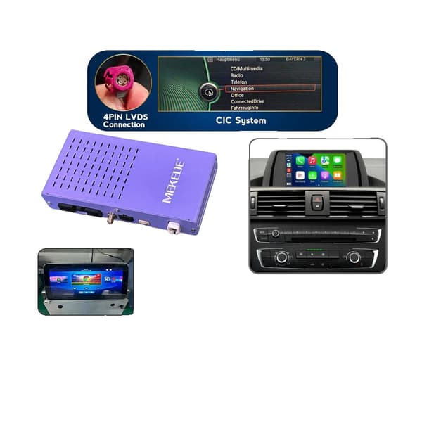 Carplay og Android Auto Dekoder, Trådløs Forbindelse, Video Support,LA10-BMCIC-TVBOX