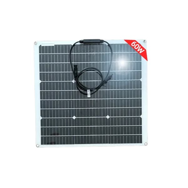 Solpanel, Lätt Design, Hög Effektivitet,60W  1ST